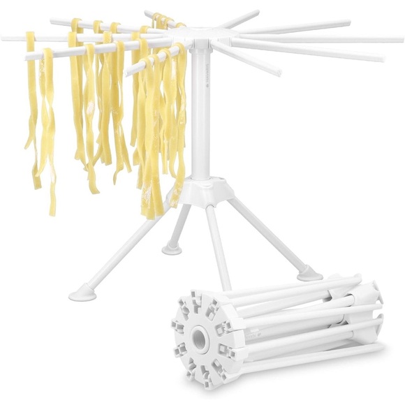 Collapsible Nonslip Pasta Drying Rack with 10 arms - Picture 1 of 7